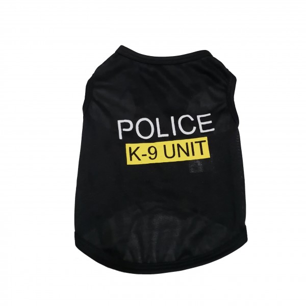 Shirt "Police", schwarz