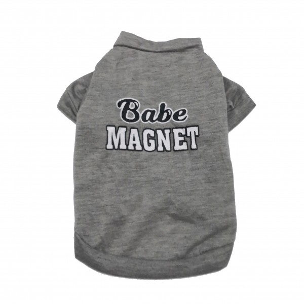 Shirt "Babe Magnet", grau